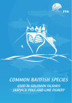 Common baitfish species used in Solomon Islands skipjack pole