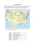 Supplement 1 - Map of EPA Regions and WSA Sample Sites
