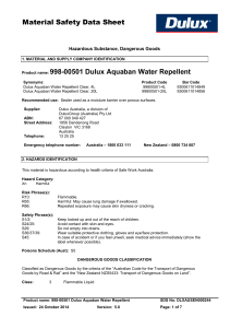 998-00501 Dulux Aquaban Water Repellent