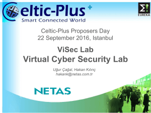 Virtual Cyber Security Lab - Celtic-Plus
