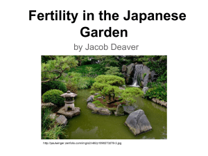 Fertility in the Japanese Garden