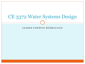 CE 3372 Water Systems Design