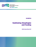 Swallowing (Dysphagia) and Feeding