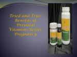 Tried and True: Benefits of Prenatal Vitamins Before