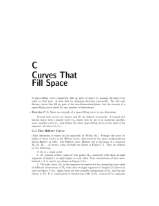 C Curves That Fill Space