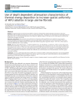 Use of depth dependent attenuation characteristics of thermal