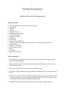 Additional Points and Rental Agreement