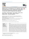 Differences in maintenance of response upon discontinuation