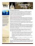 Fact Sheet on the Endangered Species Act