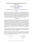 experimental comparison of four borehole heat exchangers