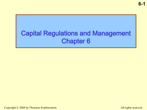 Changing Times for Financial Institutions Chapter 1
