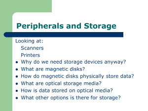 Peripherals 2 - computing.northampton.ac.uk