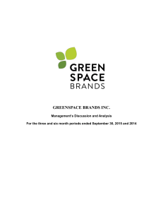greenspace brands inc.