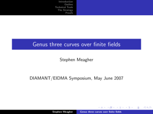 Genus three curves over finite fields