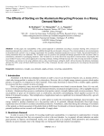 The Effects of Sorting on the Aluminium Recycling Process in a