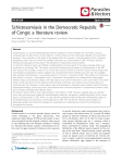 Schistosomiasis in the Democratic Republic of Congo: a literature