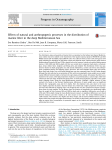 Effects of natural and anthropogenic processes in the distribution of