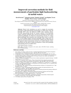 Improved correction methods for field measurements of particulate