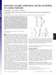 Interaction strength combinations and the overfishing of a marine