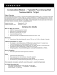 Construction Notice - Tweddle Place Living Wall Demonstration