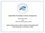 Applied Water Stewardship in Industry and Agriculture Maria Valle