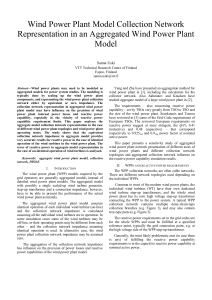 Wind Power Plant Model Collection Network