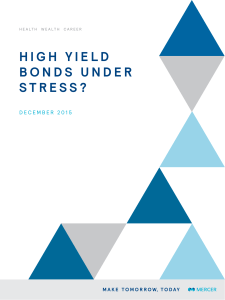 high yield bonds under stress?