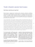 Trends in Spanish corporate bond issuance