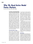 Why We Need Active Nodal Power Markets