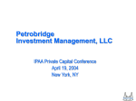 Petrobridge Presentation