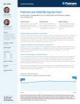 Low Volatility Equity Fact Sheet