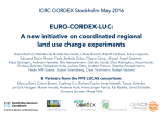 EURO-CORDEX-LUC: A new initiative on - (ICRC)