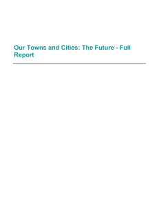 Our Towns and Cities: The Future - Full Report