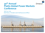 30th Annual Platts Global Power Markets Conference