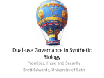 Dual-use governance in synthetic biology