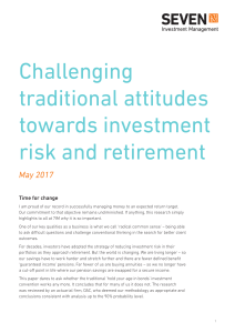 Challenging traditional attitudes towards investment risk and