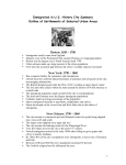 Immigration in U.S. History City Summary Outline of Settlements of