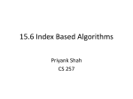 15.6 Index Based Algorithms
