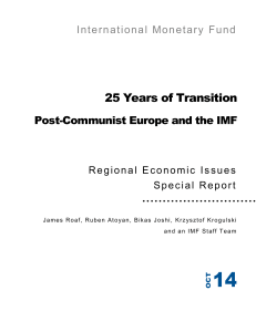 25 Years of Transition: Post-Communist Europe and the IMF