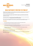 Bulk Nutrients Protein Testing Kit