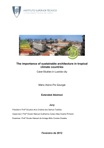 The importance of sustainable architecture in tropical climate countries