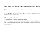 The Risk and Term Structure of Interest Rates