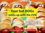 Four hot DOGs eaten up with the EVN