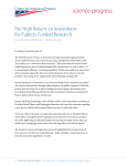 The High Return on Investment for Publicly Funded Research