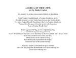 AMERICA, OF THEE I SING arr. by Emily Crocker