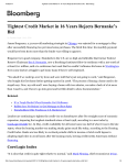 Tightest Credit Market in 16 Years Rejects Bernanke`s Bid