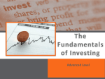 Fundamentals of Investing