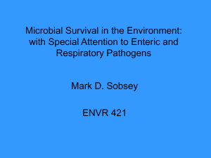 ionic strength can be anti-microbial Many microbes survive less in