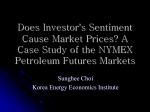 Investor Sentiment and Price Predictability in the Oil Future Market