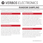 random sampling - Verbos Electronics